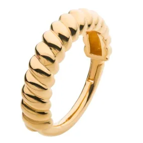 14kt Gold Coil Hinged Segment Ring