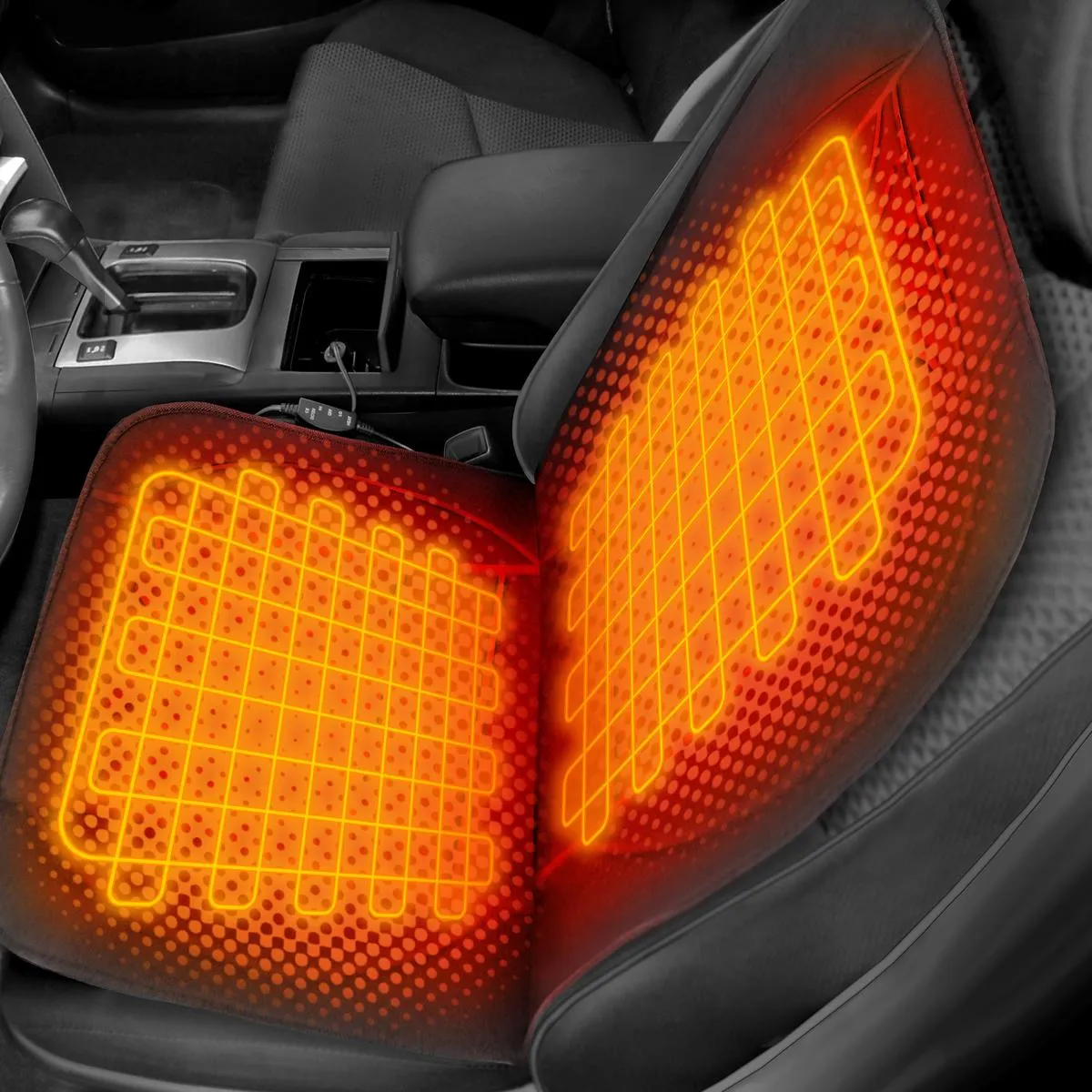 ActionHeat 12V Luxury Heated Car Seat Cushion