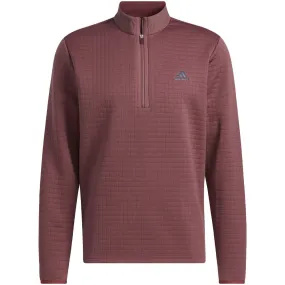 adidas DWR 22 1/4 Zip Pullover - Quiet Crimson