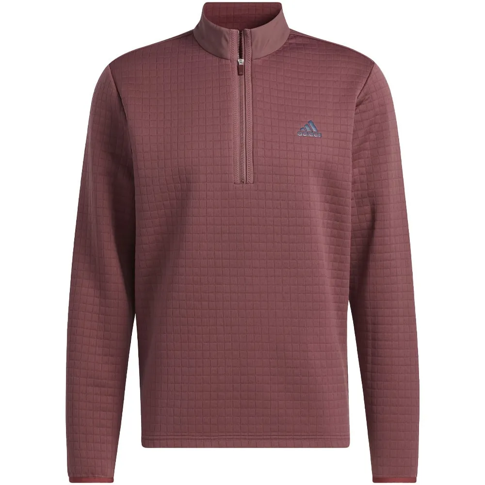 adidas DWR 22 1/4 Zip Pullover - Quiet Crimson