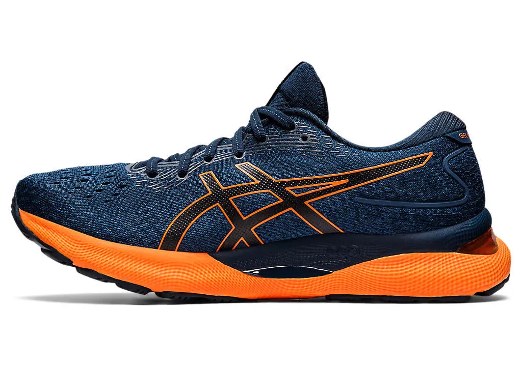 Asics Men's GEL-NIMBUS 24 - FRENCH BLUE/SHOCKING ORANGE