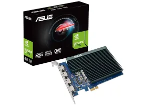 ASUS nVidia GeForce GT730-4H-SL-2GD5 2GB GDDR5 GT730 4xHDMI 1.4b, 927Mhz/902Mhz, PCIE 2.0, Single Slot [PC]