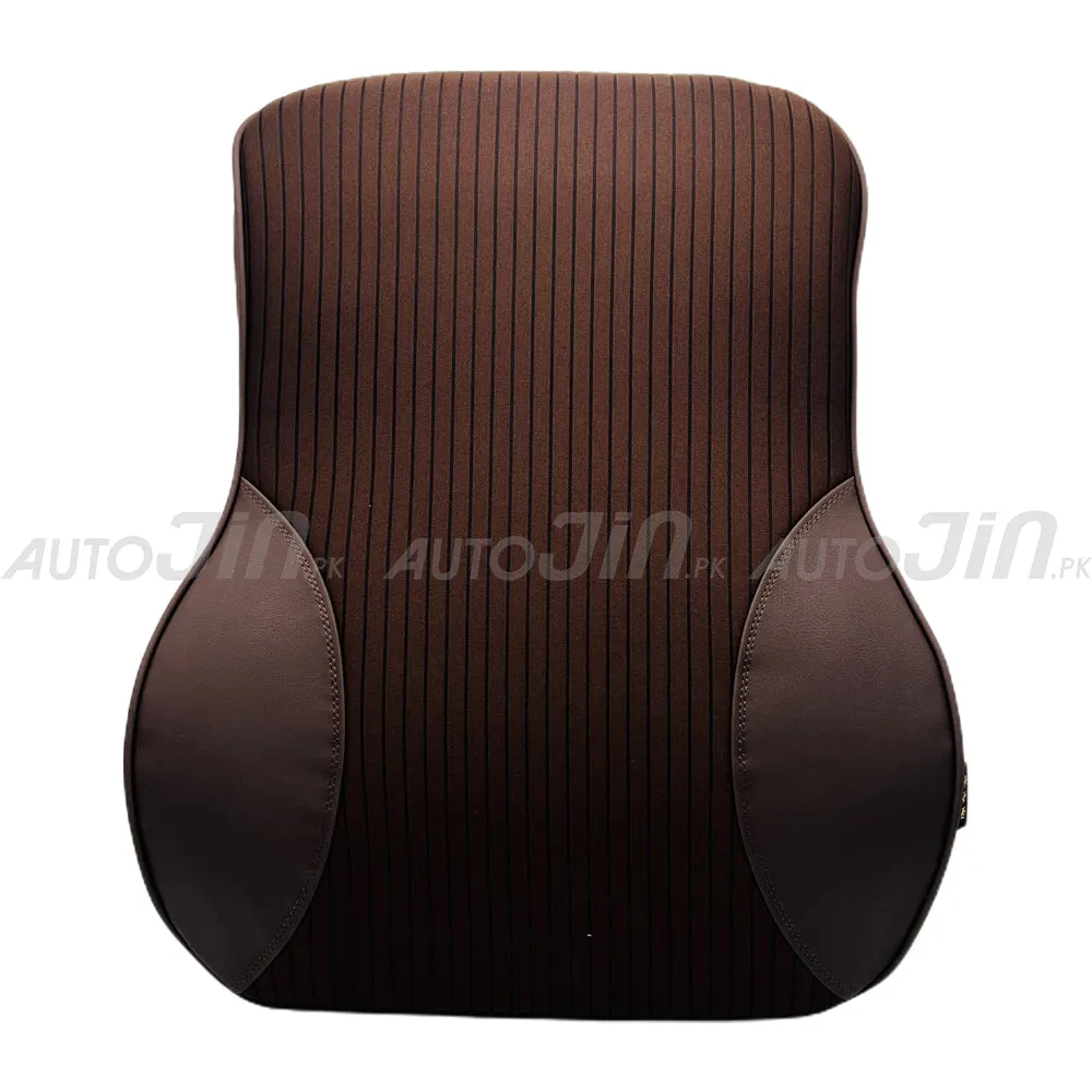 Back Support Memory Foam Cushion - Brown