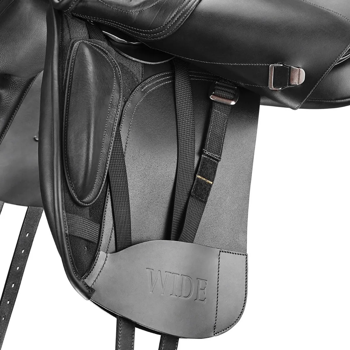 Bates Wide Dressage  Saddle with HART