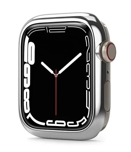 Bezel Styling Compatible with Apple Watch 7 41mm - Silver (41-01)