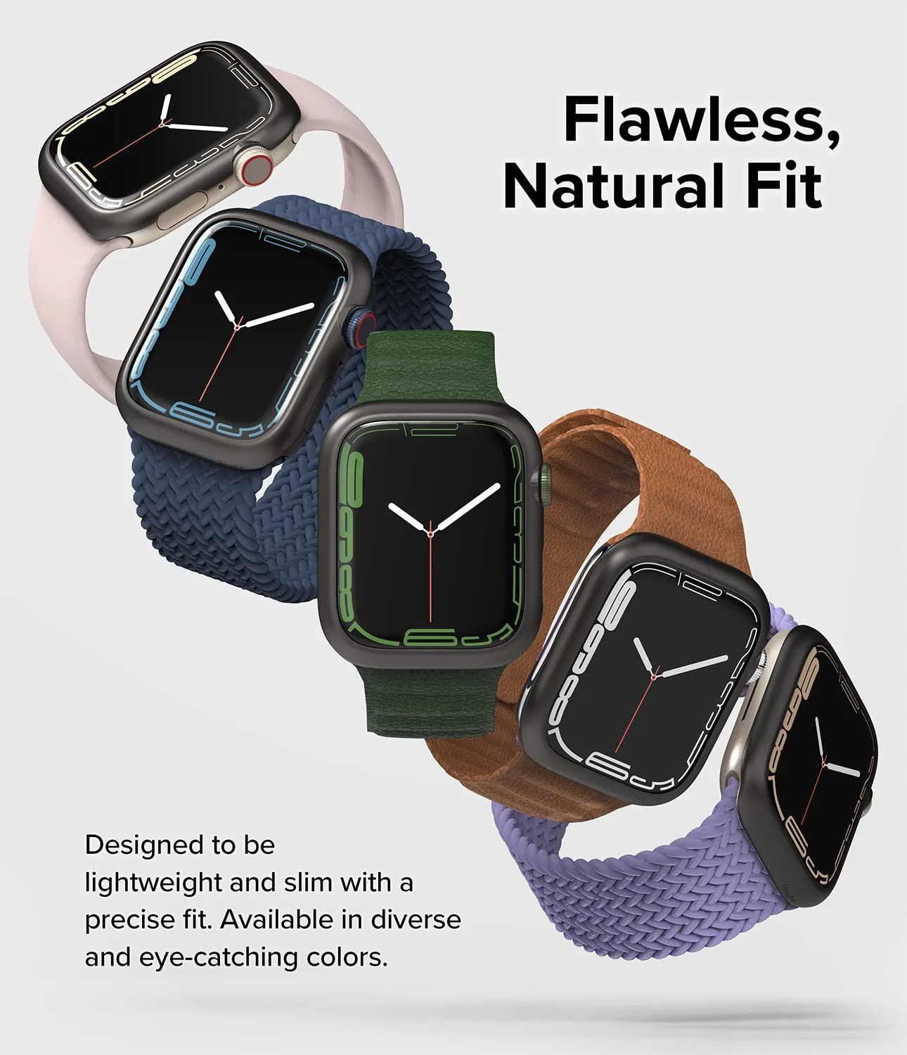 Bezel Styling Compatible with Apple Watch 7 45mm - Gray (45-06)