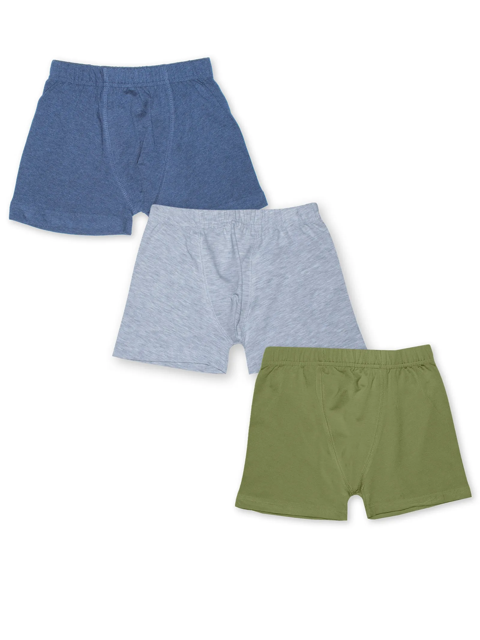 Boys Solid Boxer shorts Pack of 3