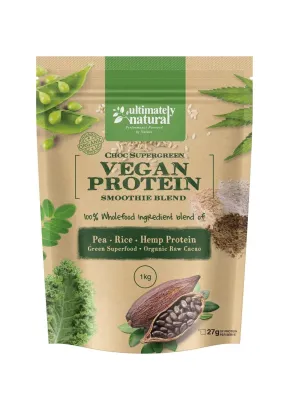 Choc Supergreens Natural Vegan Protein Powder 1KG