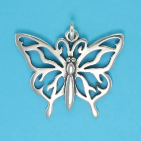 Complex Wing Butterfly Pendant