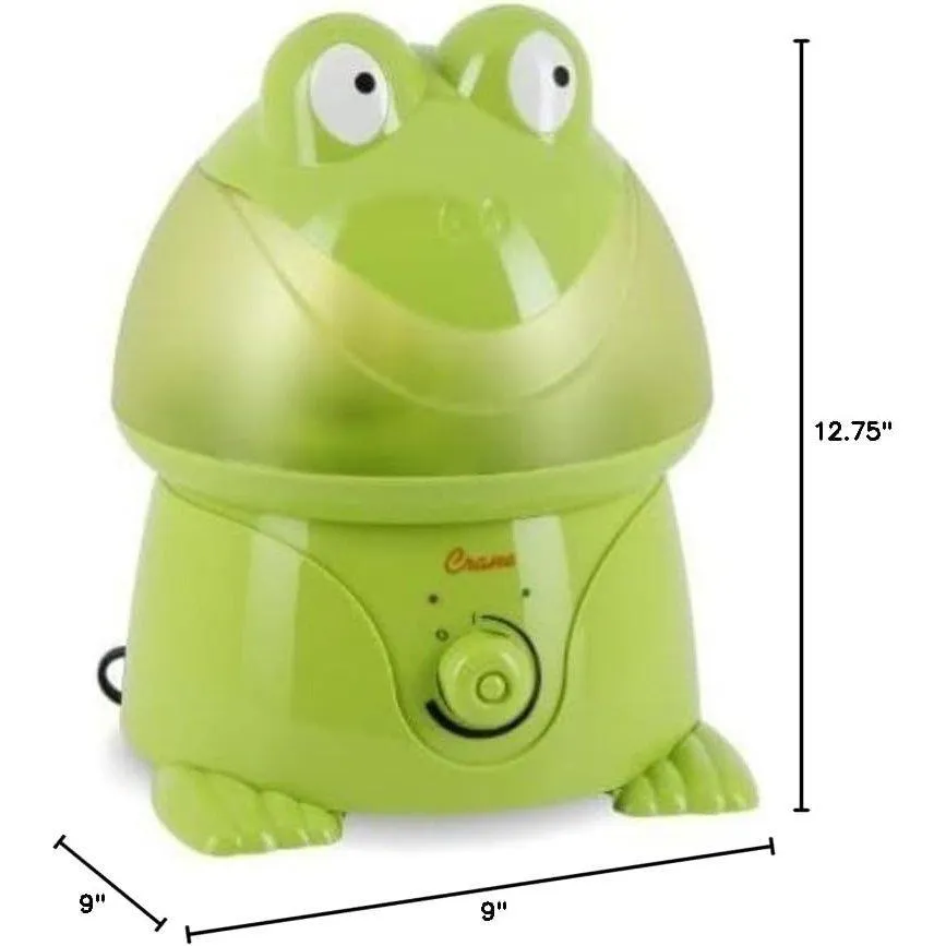 Crane Adorable Ultrasonic Cool Mist Humidifier Frog - 1 Gallon