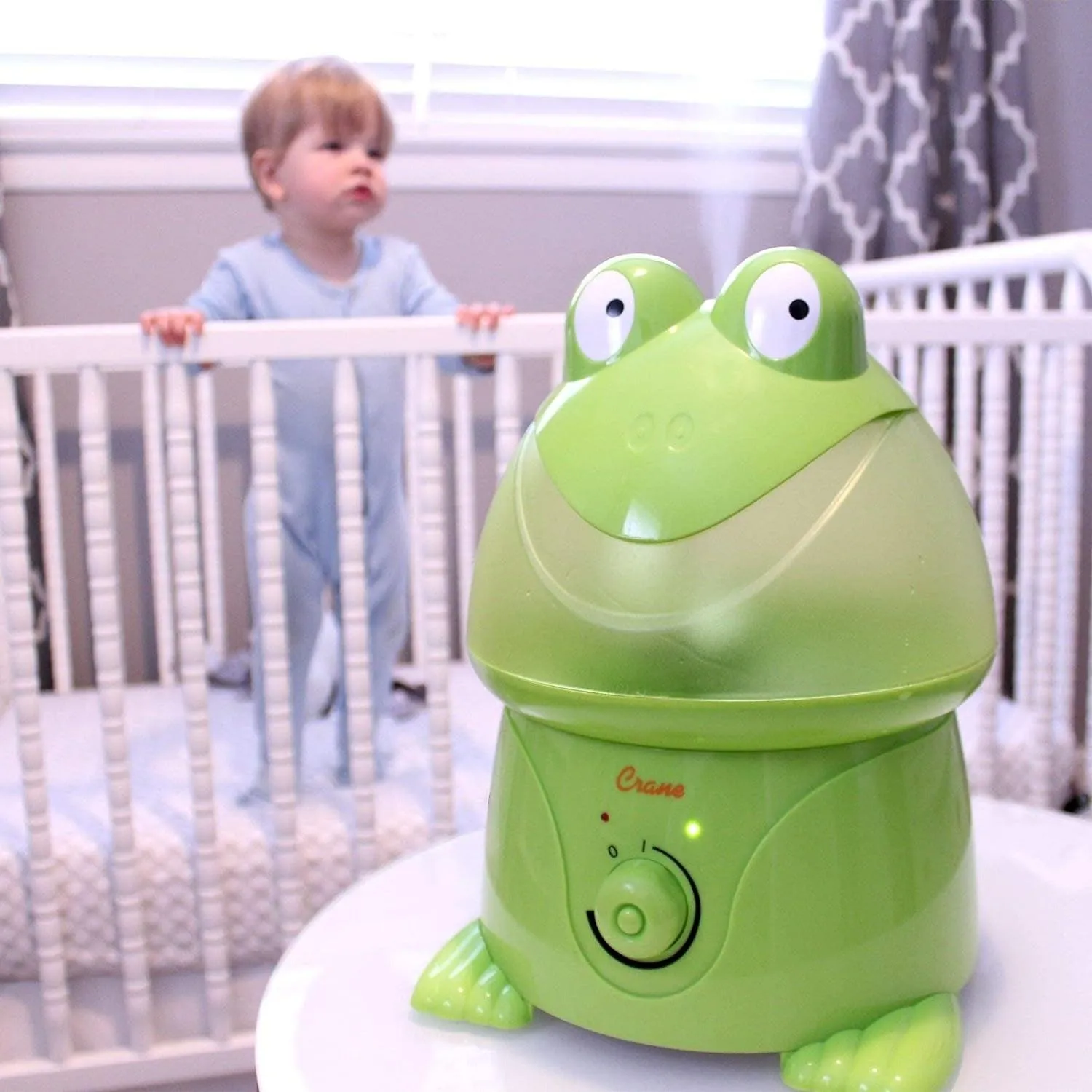 Crane Adorable Ultrasonic Cool Mist Humidifier Frog - 1 Gallon