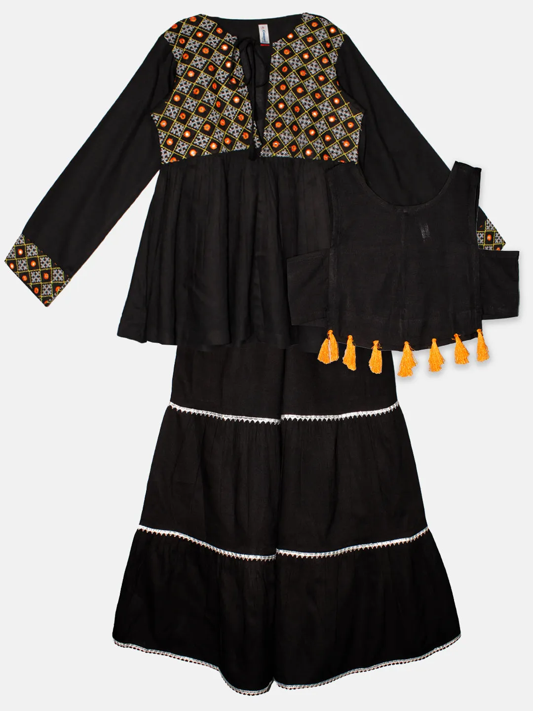 Girls Ethnic Sharara Set