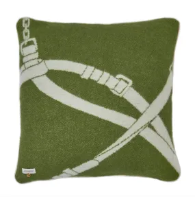 HALTER CUSHION NZ WOOL MOSS