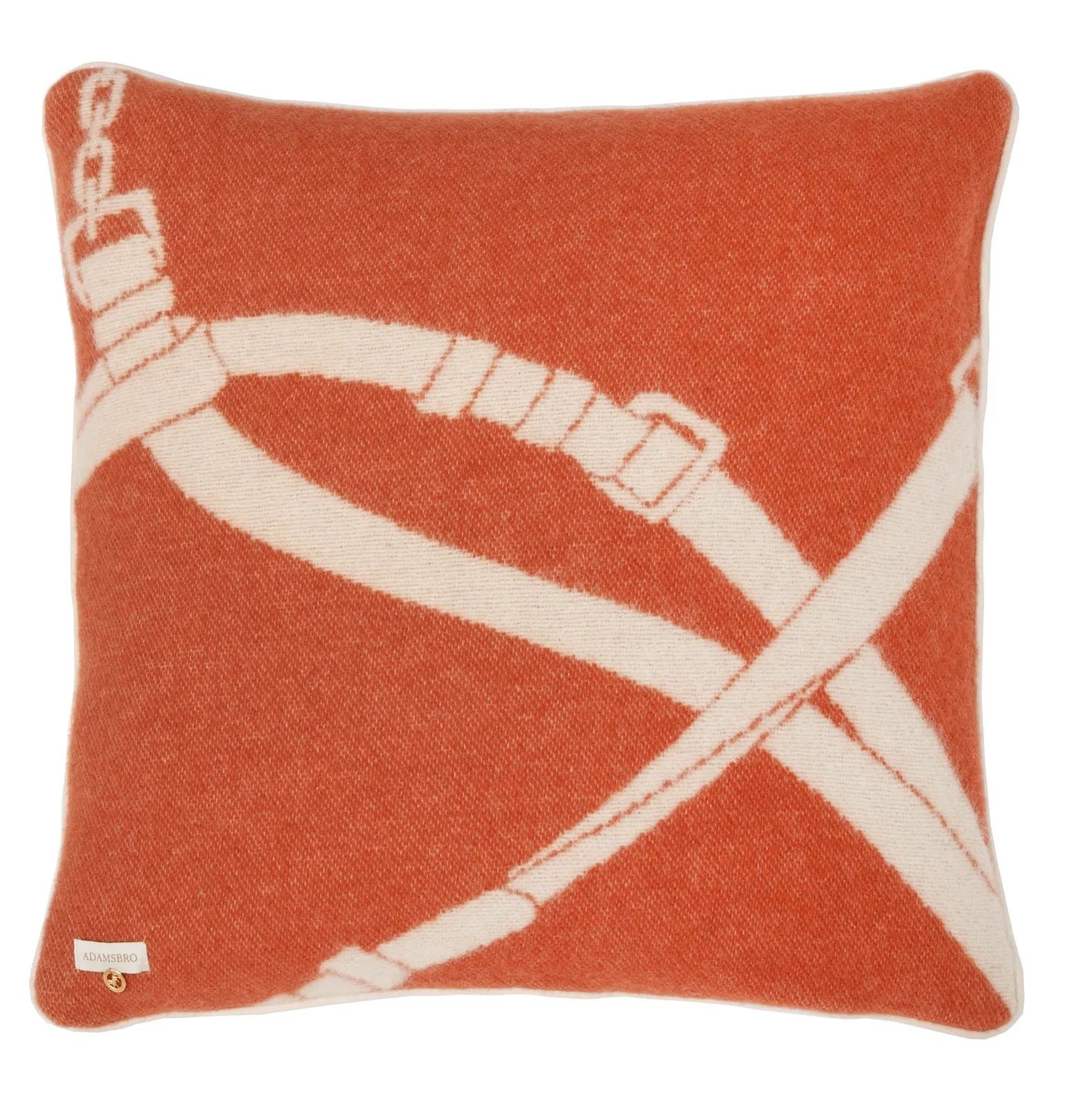 HALTER CUSHION NZ WOOL RUST