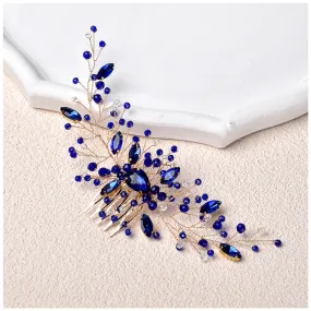 Handmade Rhinestone Hair Comb for Women Headband Tiara Hair Accessories Bridal Wedding Head Ornaments Fashion Headwear Hair Clip