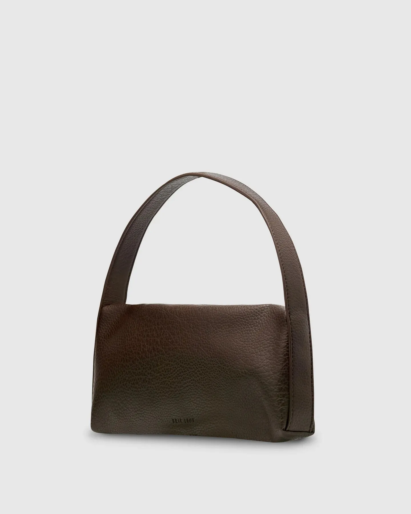 Harlow Slouch Mono Baguette Bag - Choc Nappa