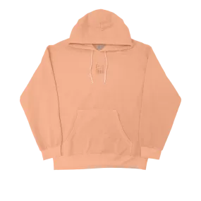 JLS Loungewear Embroidered Peach Hoodie