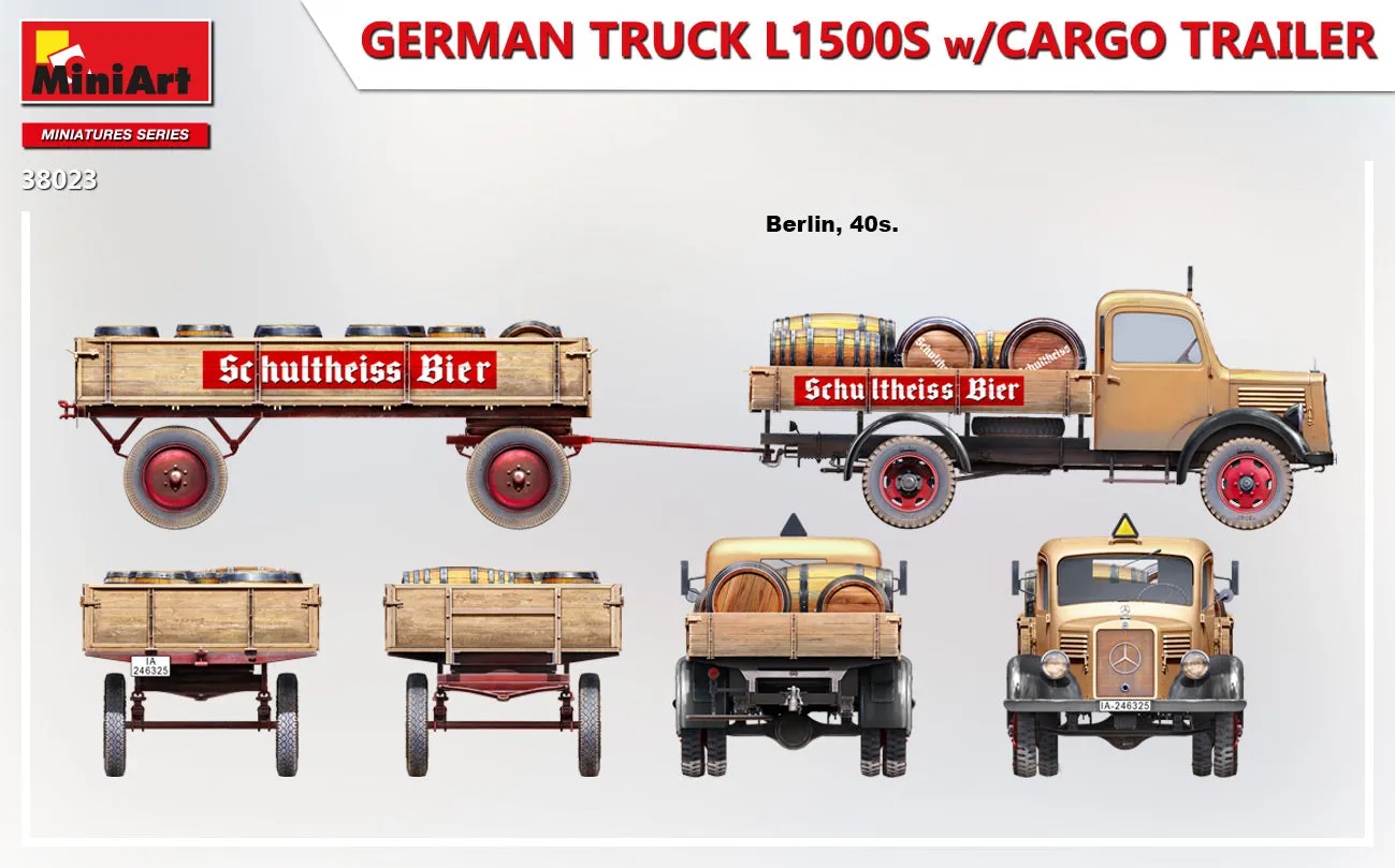 L1500S W/Cargo Trailer (1/35)