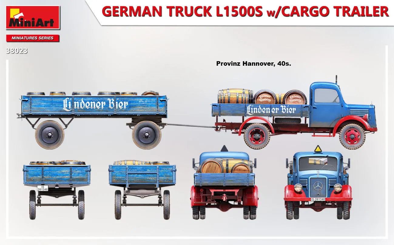 L1500S W/Cargo Trailer (1/35)