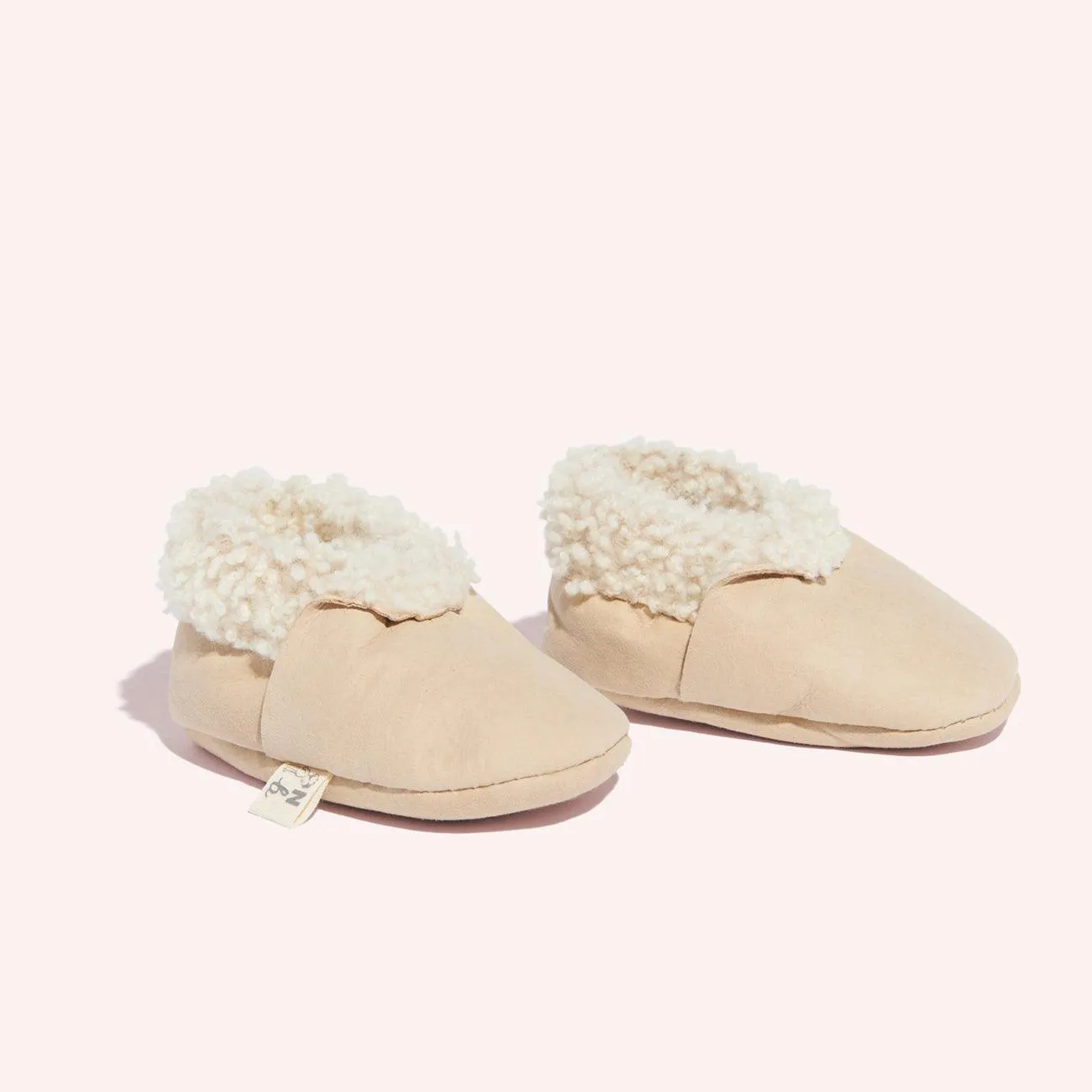 Lambskin Booties - Cream