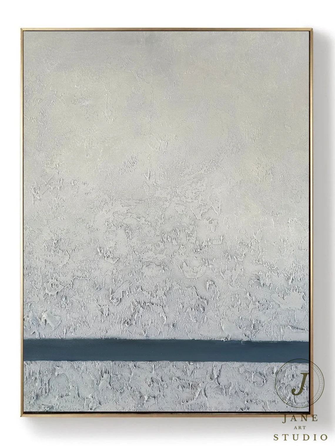 Large Original Gray Abstract Painting Acrylic Painting Qp058