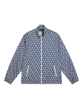 Max Printed Wind Jacket / Estate Blue Diamond