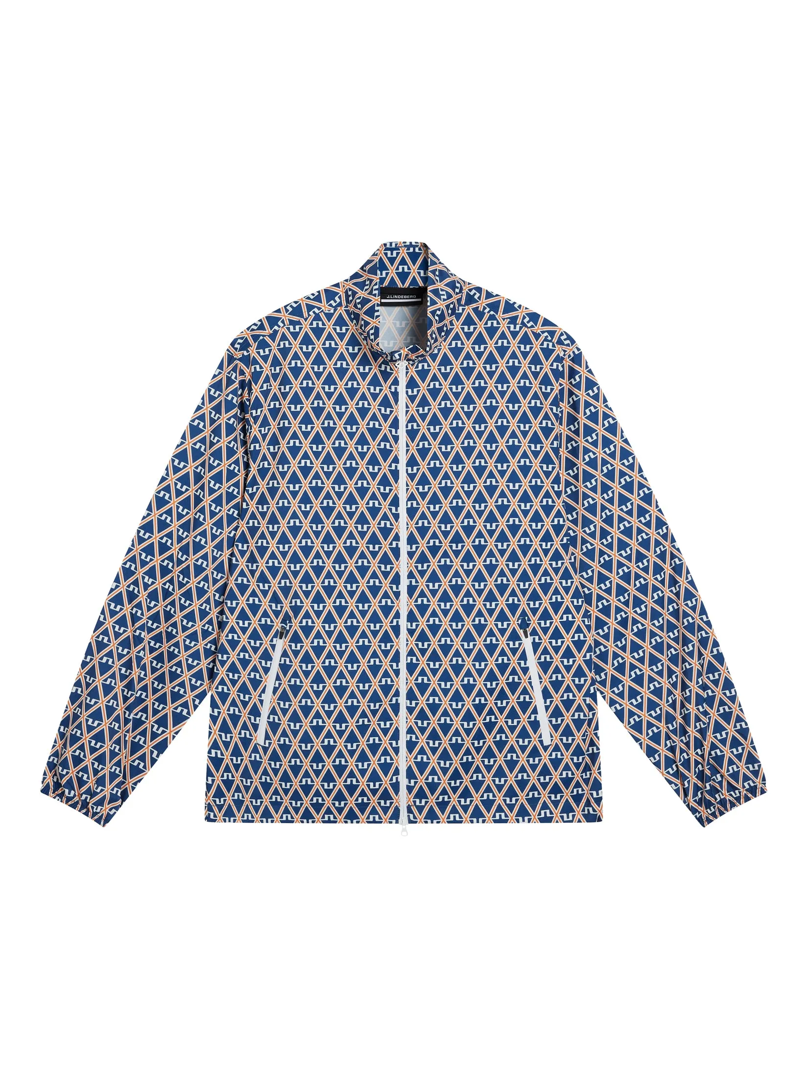 Max Printed Wind Jacket / Estate Blue Diamond