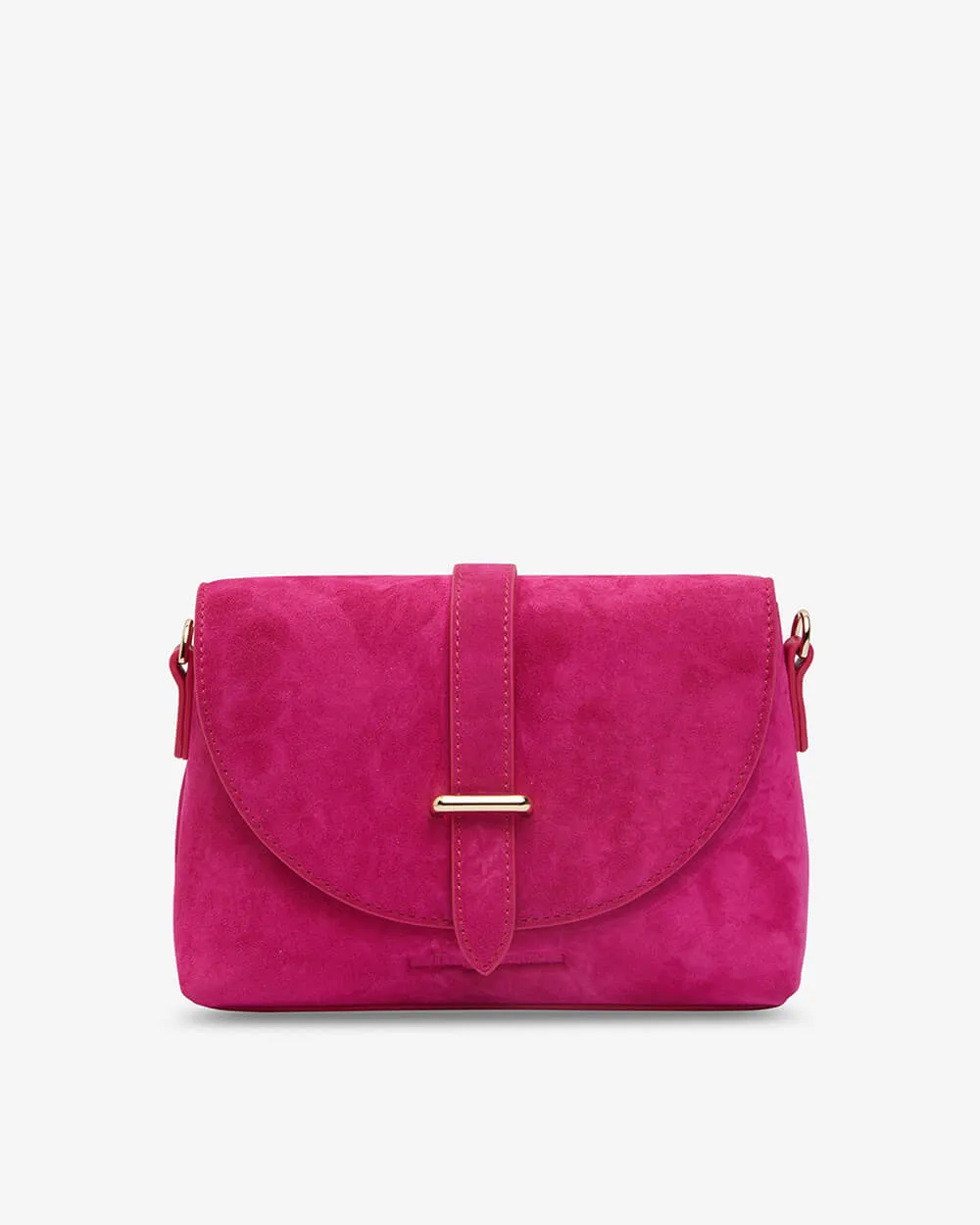 Mini Audrey - Hot Pink Suede