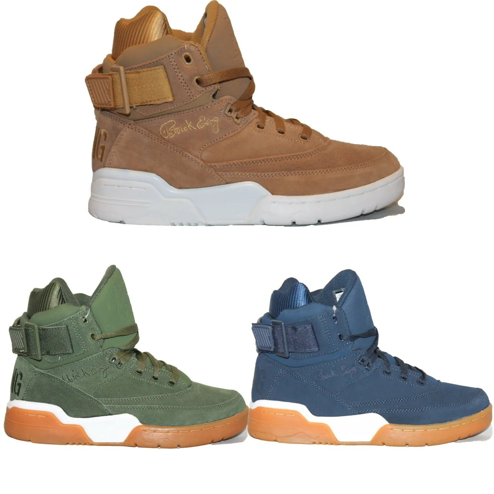 Patrick Ewing Athletics Men's 33 Hi Suede Athletic Basketball Shoes