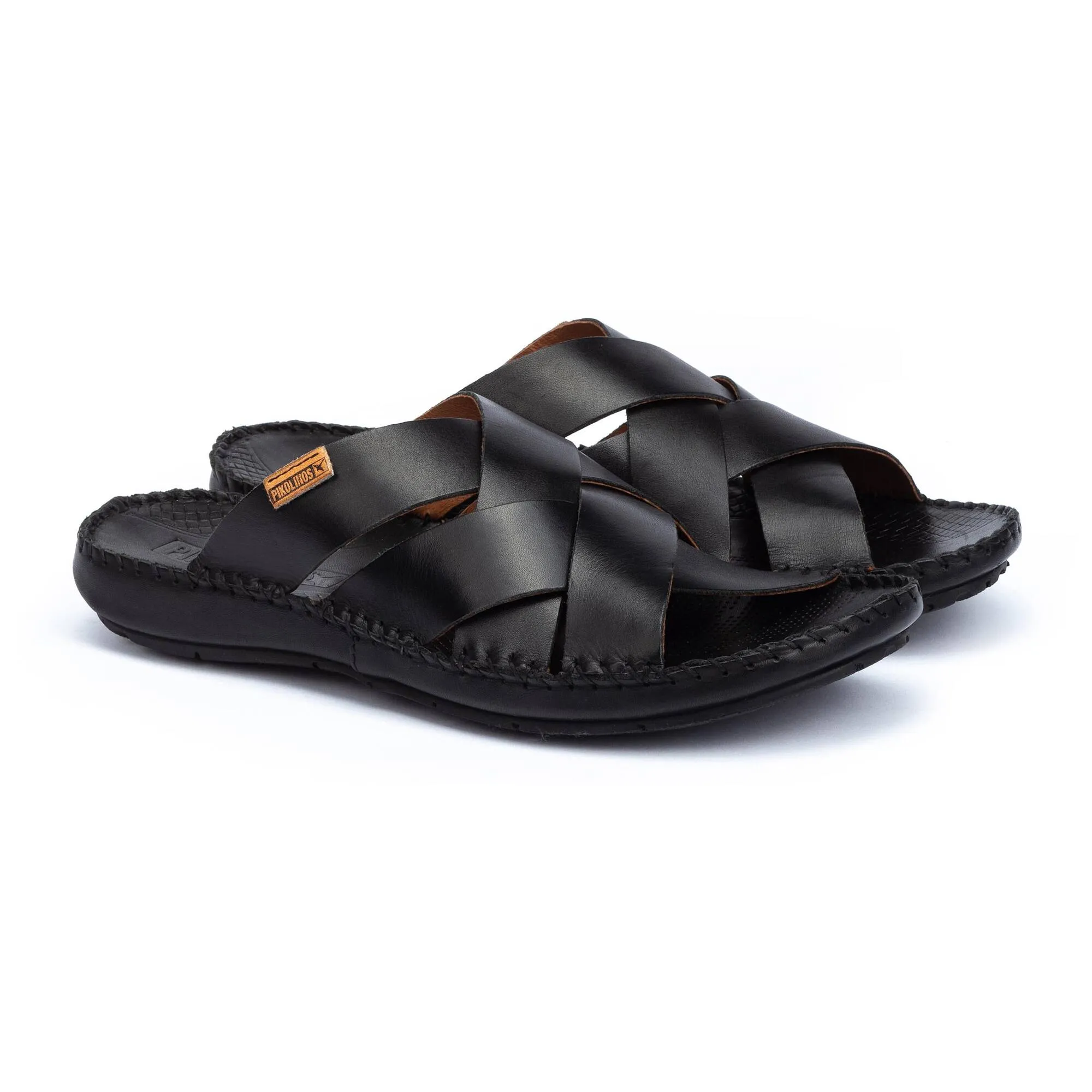 PIKOLINOS TARIFA 06J-0015 MENS SLIP ON SANDAL BLACK (CLEARANCE OFF FINAL SALE)