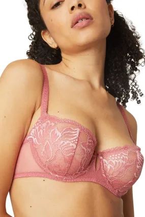 Simone Perele Promesse Half Cup Bra, Blush Pink (12H330)