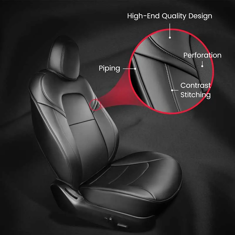 TAPTES® Seat Covers for Tesla Model 3 Front Seats, Front Seat Covers for Model 3 2024 2023 2022 2021 2020 2019 2018 2017