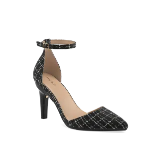 The D'Orsay - Coal Tweed 4 Stiletto