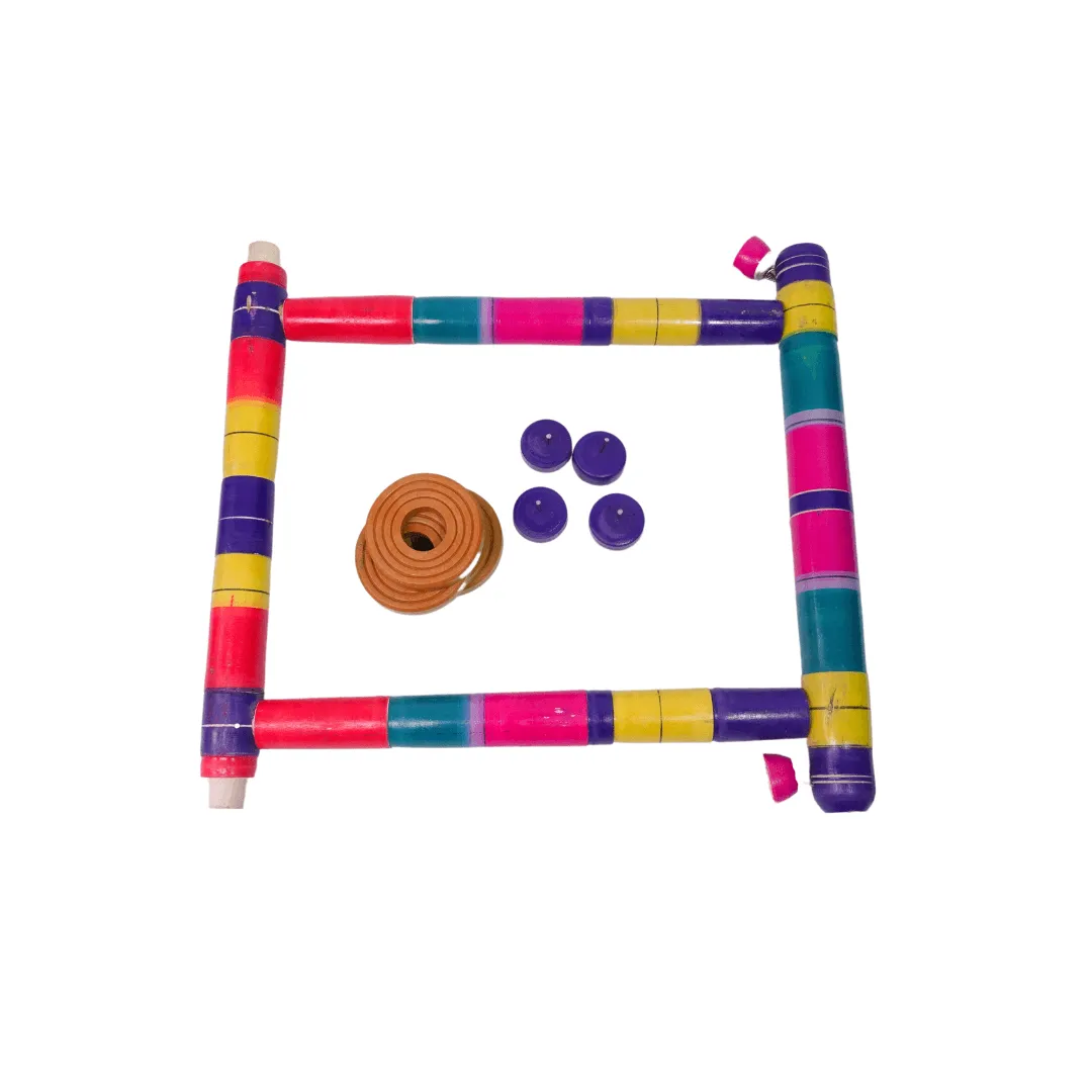 Traditional Wooden Nadavandi Walker for Toddlers Multicolor