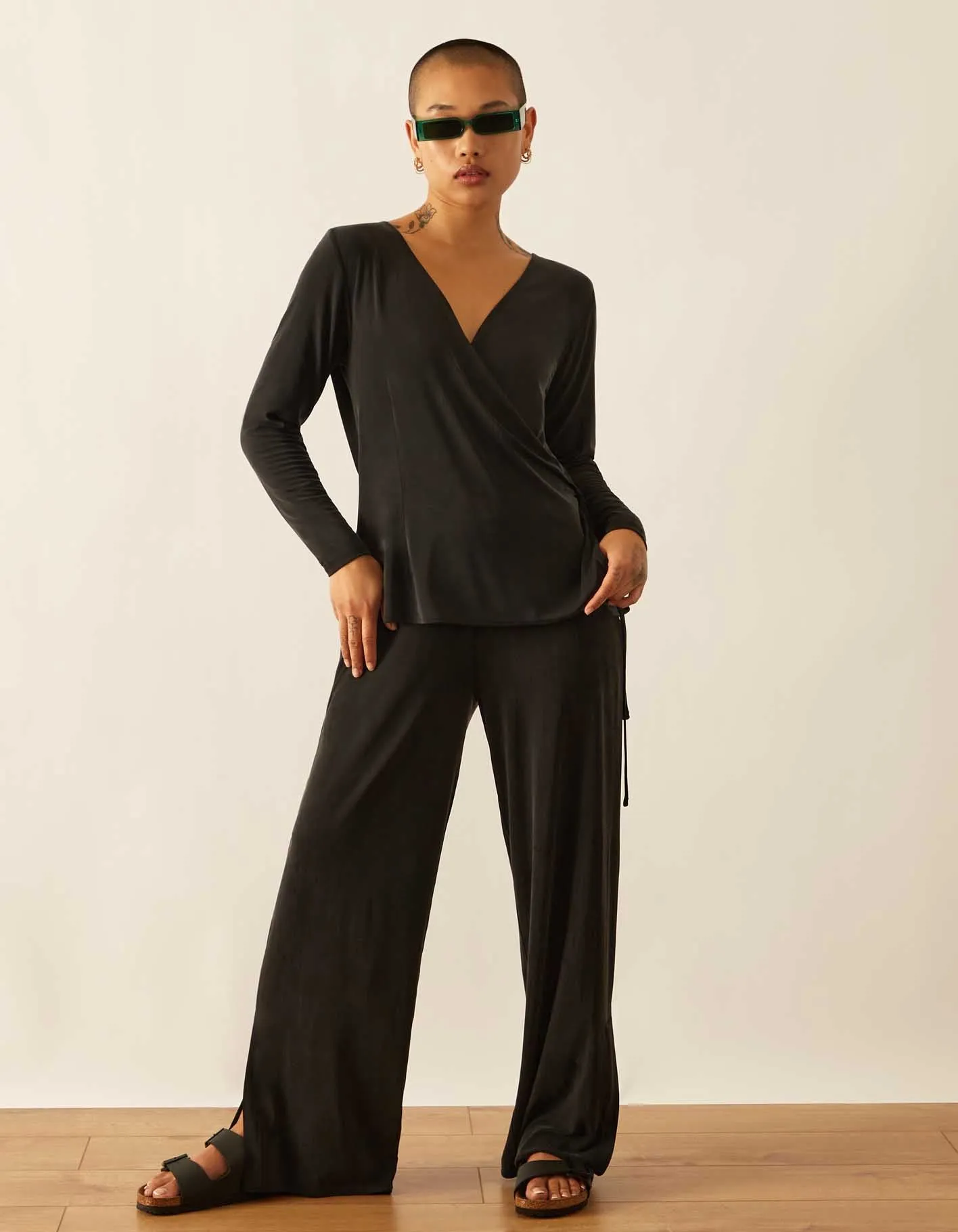 Up To Par Wrap Top