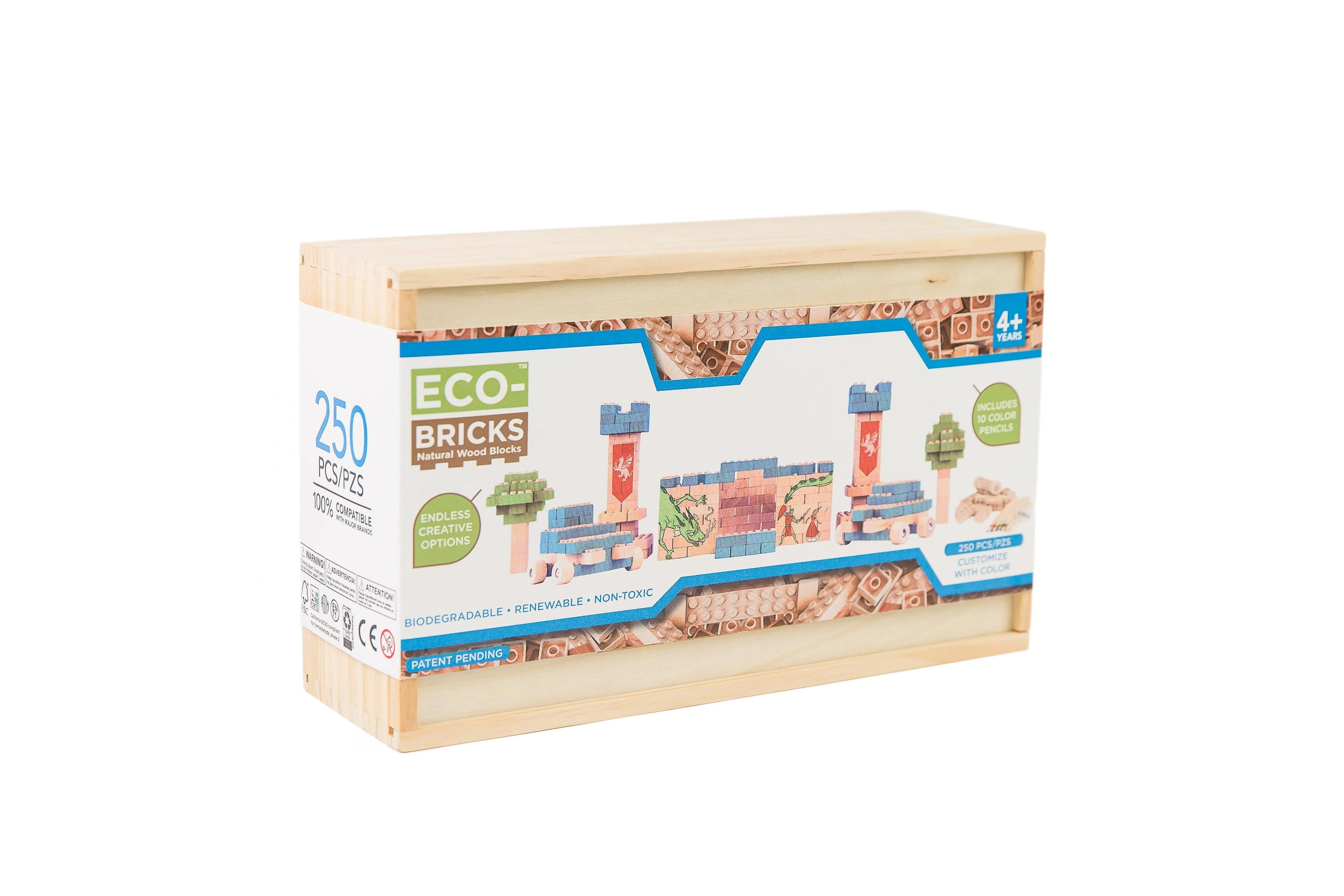 Wood Bricks 250pcs