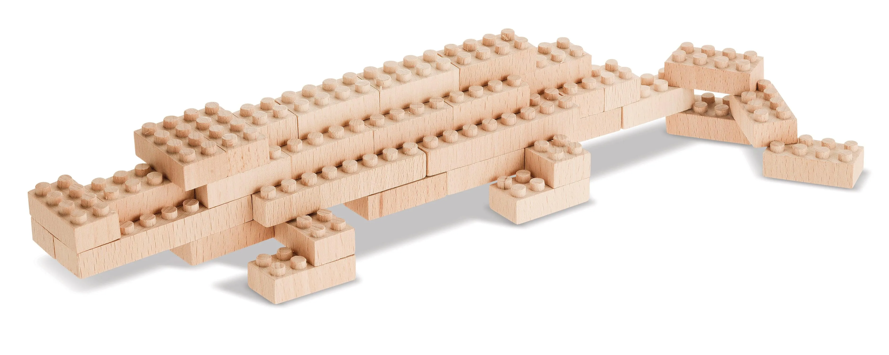 Wood Bricks 3 in 1 Builds - Reptiles