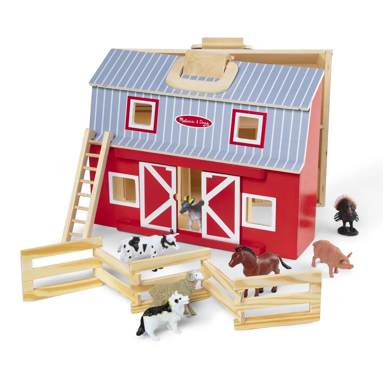 Wooden Fold & Go Barn